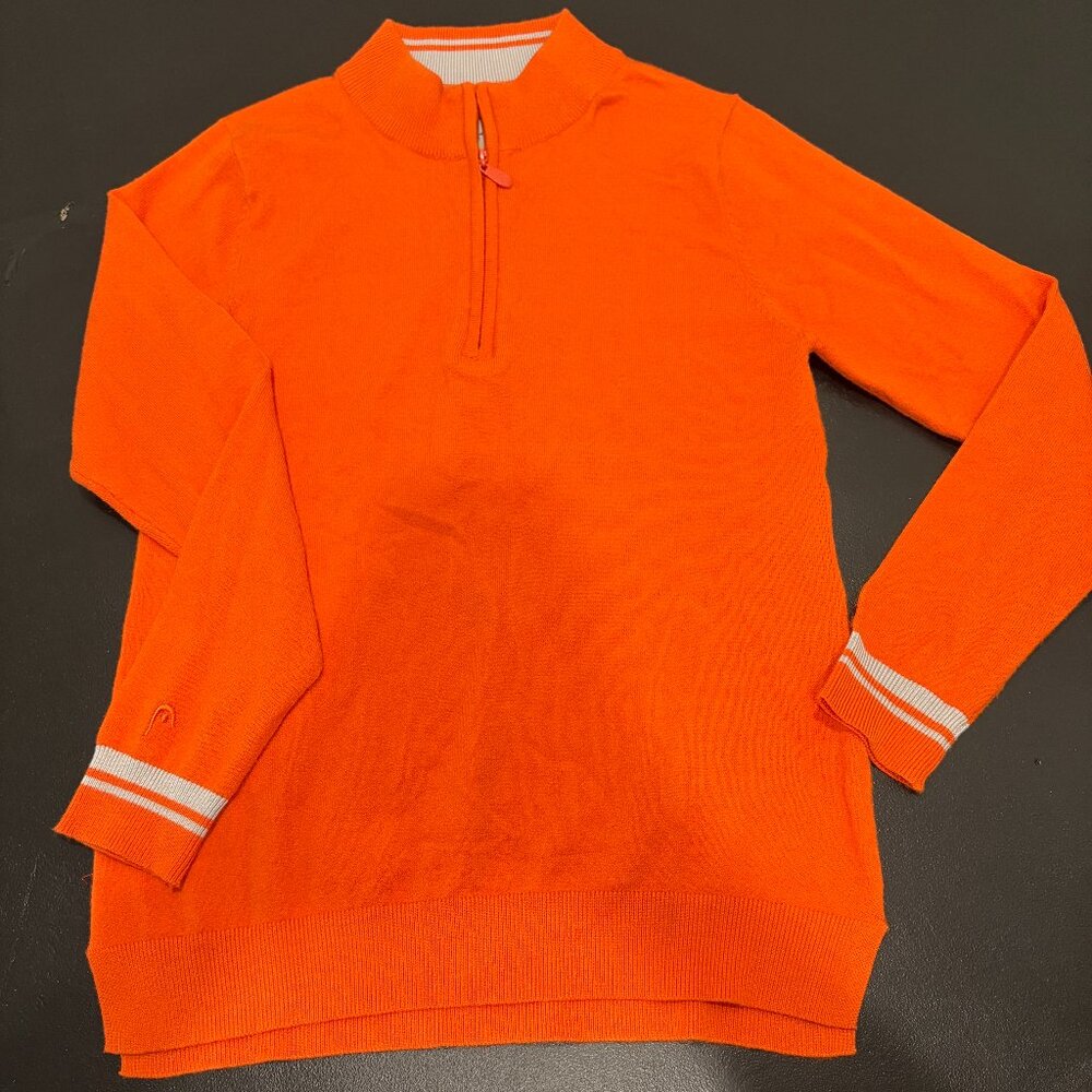 Head Women's Orange Sweater Cardigan